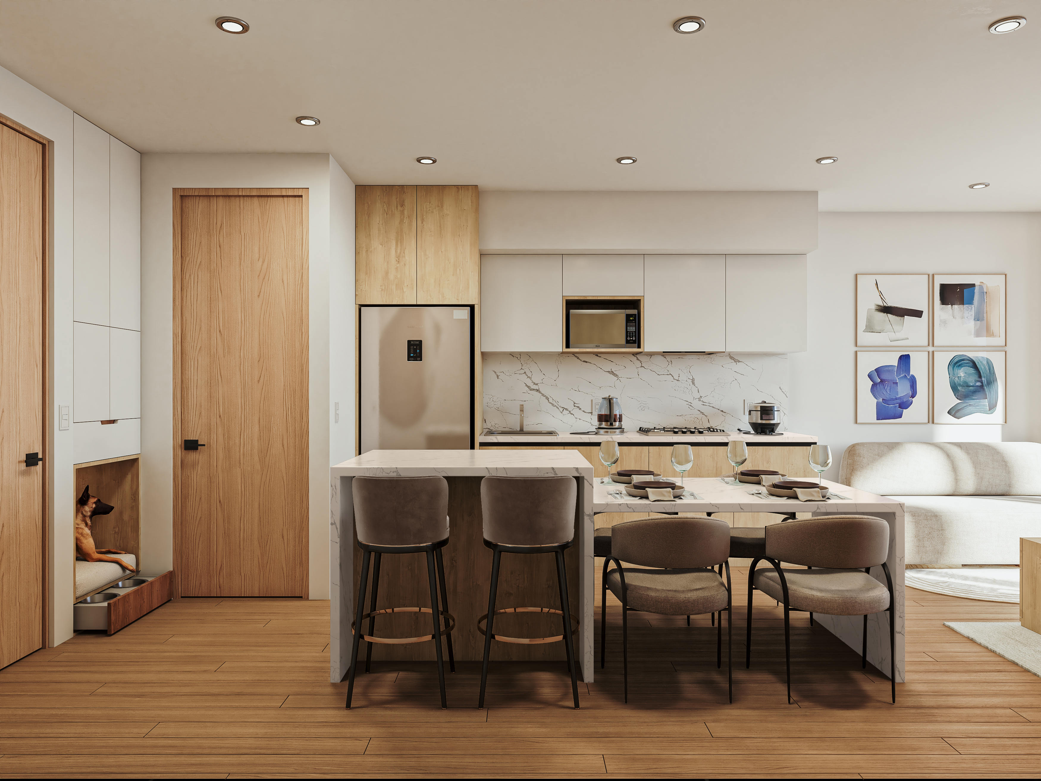 Vista del render de la constructora GDC Desarrollos