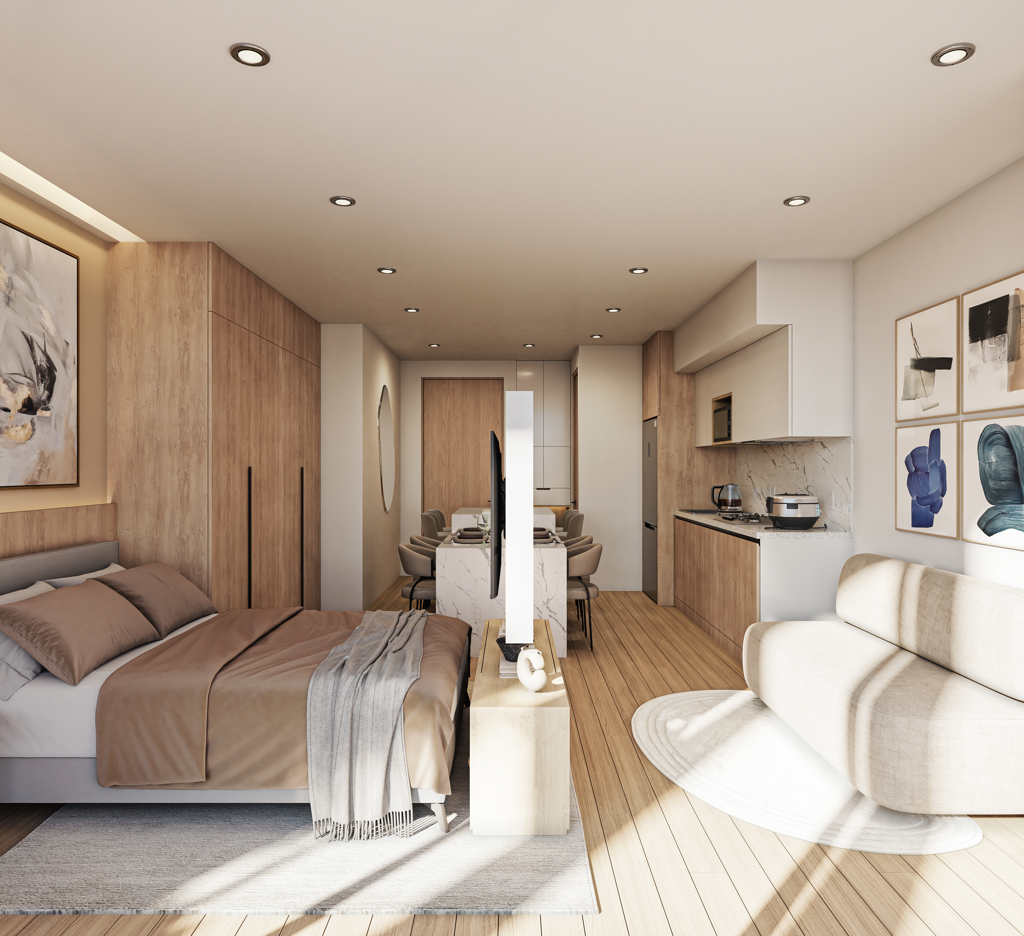 Vista del render de la constructora GDC Desarrollos